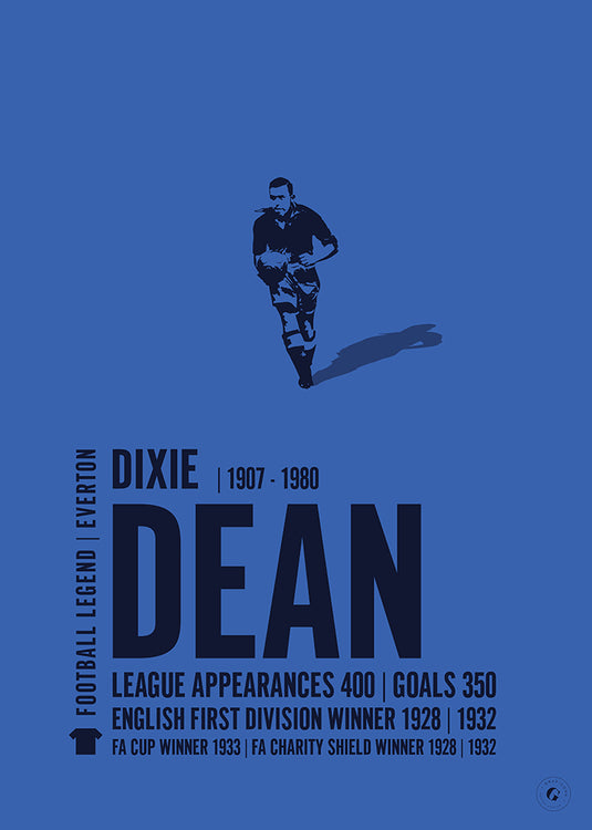 Dixie Dean Poster - Everton