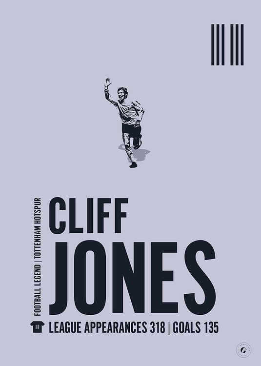 Cliff Jones Tottenham Hotspur Legend Print