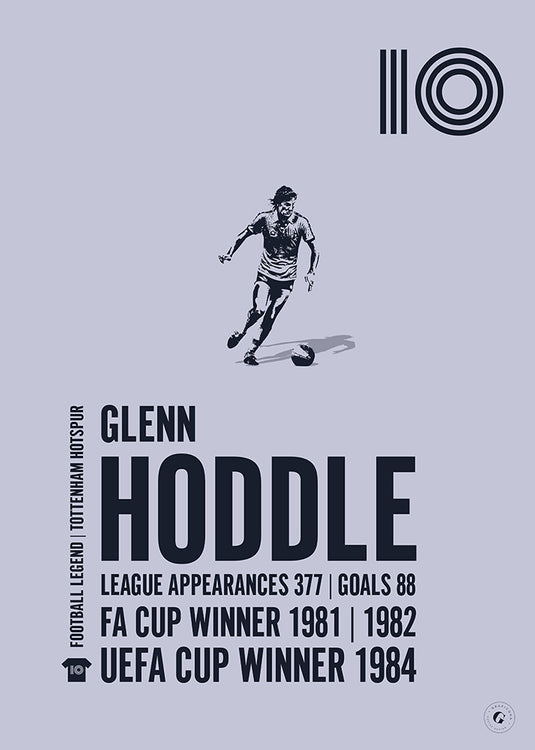 Glenn Hoddle Tottenham Hotspur Legend Print