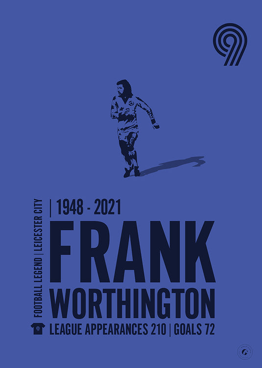 Frank Worthington Leicester City Legend Print