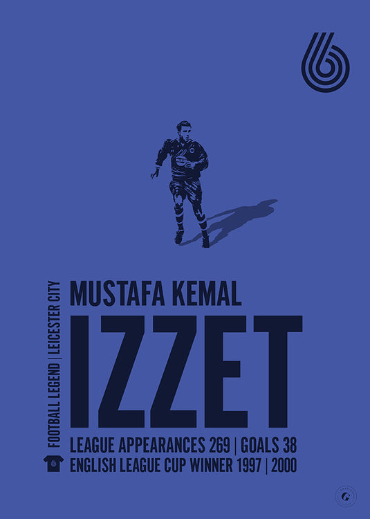 Muzzy Izzet Leicester City Legend Print