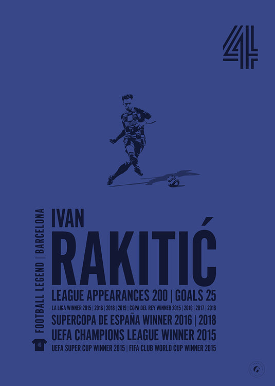 Ivan Rakitic Barcelona Legend Print