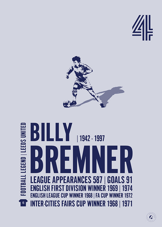 Billy Bremner Poster - Leeds United