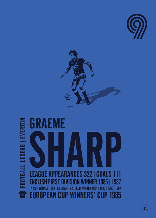 Graeme Sharp Everton Legend Print