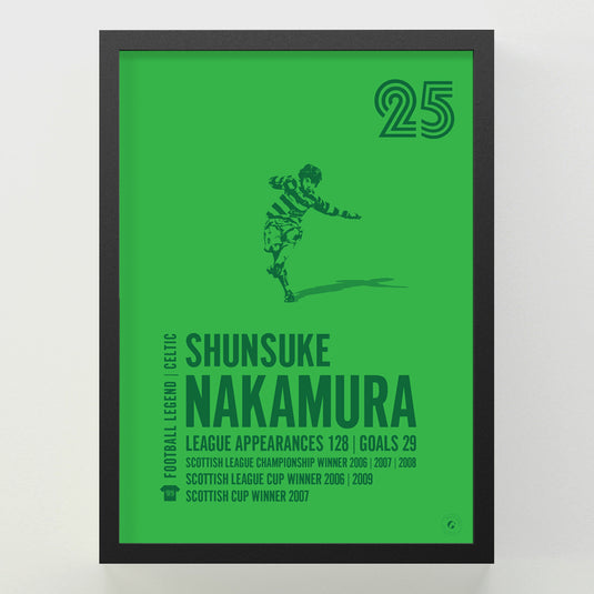 Shunsuke Nakamura Poster - Celtic