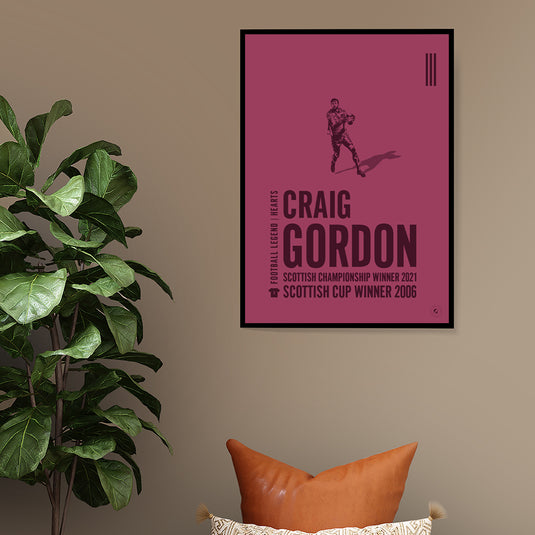 Craig Gordon Heart of Midlothian Legend Print