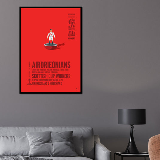 Airdrie Scottish Cup Winners 1924 Print