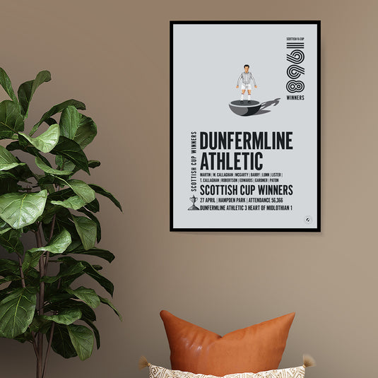 Dunfermline Athletic Scottish Cup Winners 1968 Print