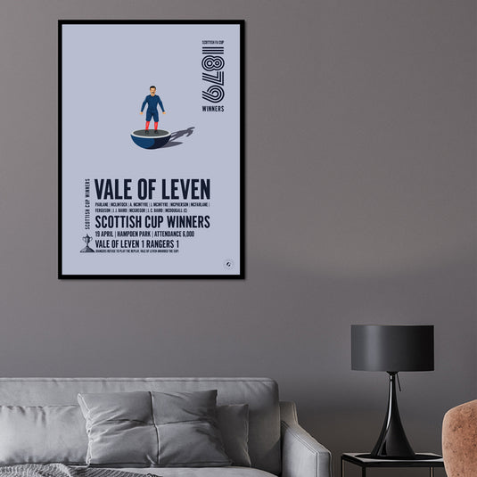 Vale of Leven 1879 Scottish Cup Winners Poster