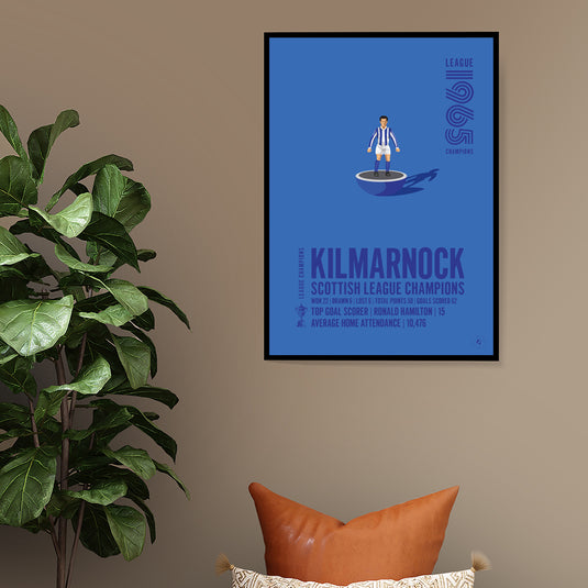 Kilmarnock Scottish League Champions 1965 Print