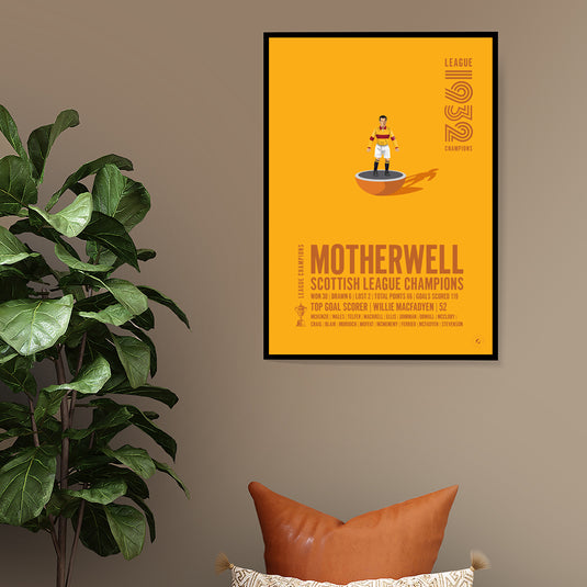 Motherwell Scottish League Champions 1932 Print