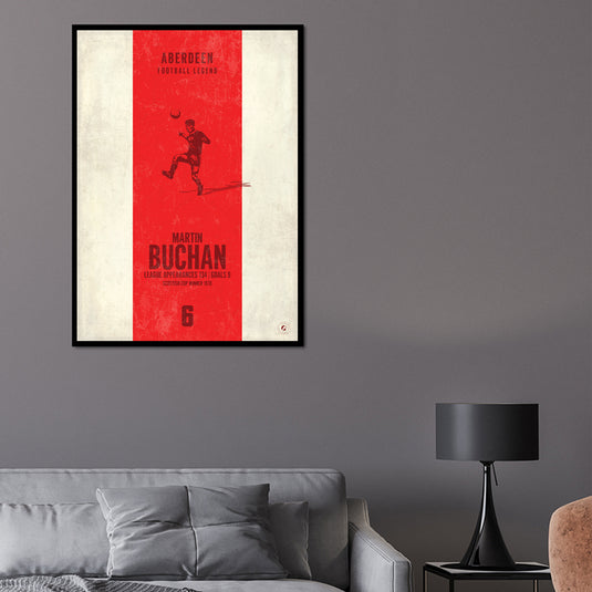 Póster de Martin Buchan (banda vertical)