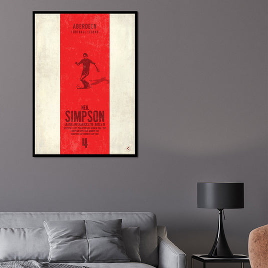 Neil Simpson Aberdeen Heritage Stripes Print