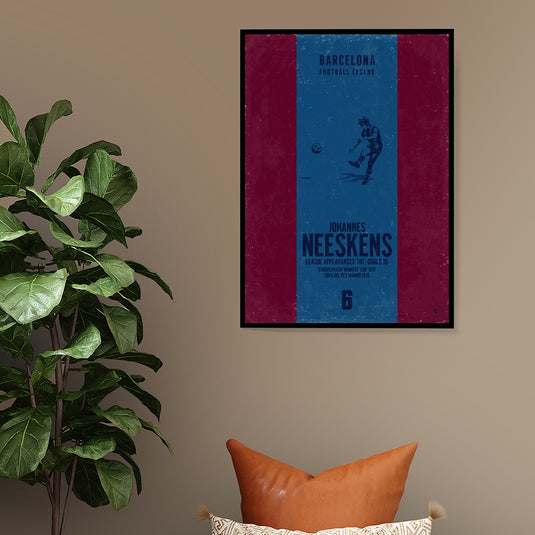 Johan Neeskens Barcelona Heritage Stripes Print