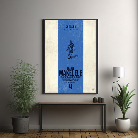 Póster Claude Makelele (banda vertical) - Chelsea