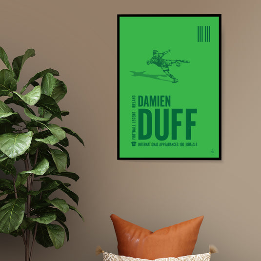 Damien Duff Ireland Legend Print