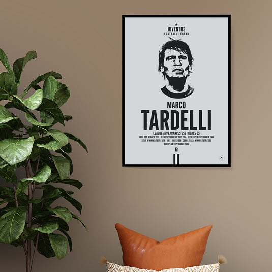 Marco Tardelli Head Poster - Juventus