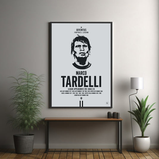 Marco Tardelli Head Poster - Juventus