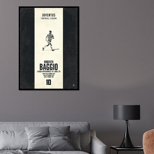 Roberto Baggio Juventus Heritage Stripes Print