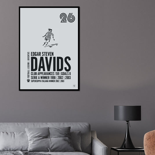 Edgar Davids Juventus Legend Print