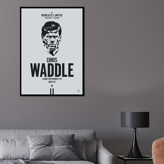Póster Chris Waddle Head - Newcastle United