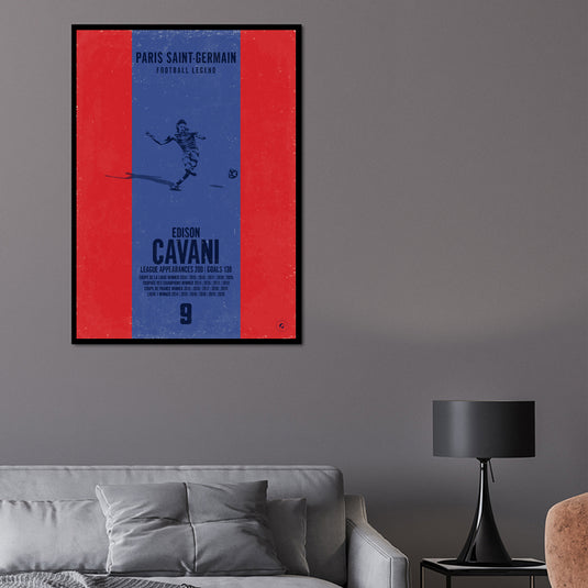 Affiche Edinson Cavani (bande verticale)