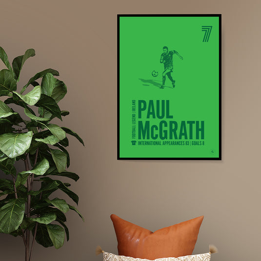 Paul McGrath Ireland Legend Print