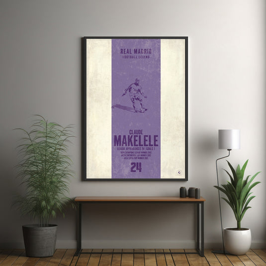 Claude Makelele Real Madrid Heritage Stripes Print