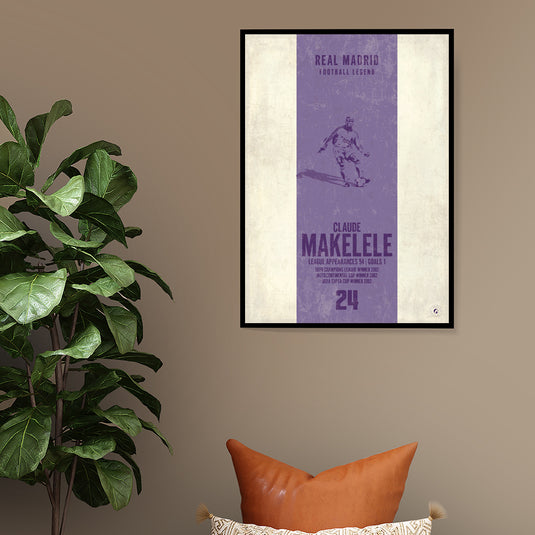 Claude Makelele Real Madrid Heritage Stripes Print