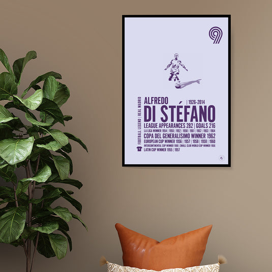 Alfredo Di Stefano Real Madrid Legend Print