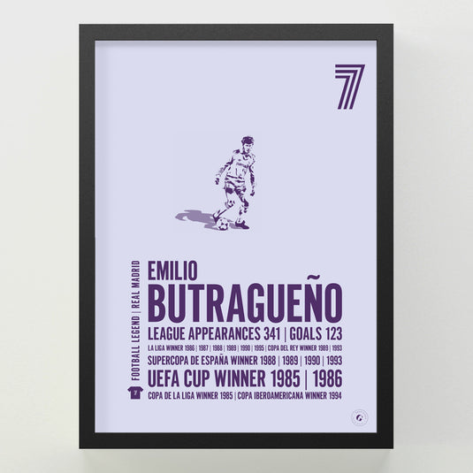 Emilio Butragueno Poster - Real Madrid
