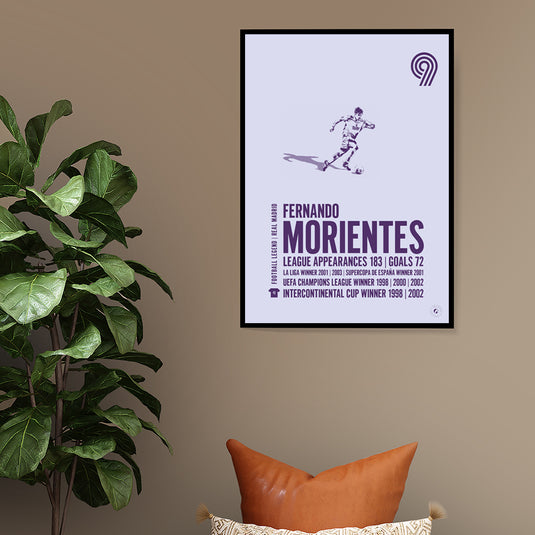 Fernando Morientes Real Madrid Legend Print