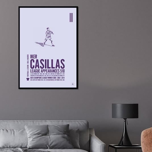 Iker Casillas Real Madrid Legend Print