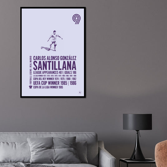 Santillana Real Madrid Legend Print