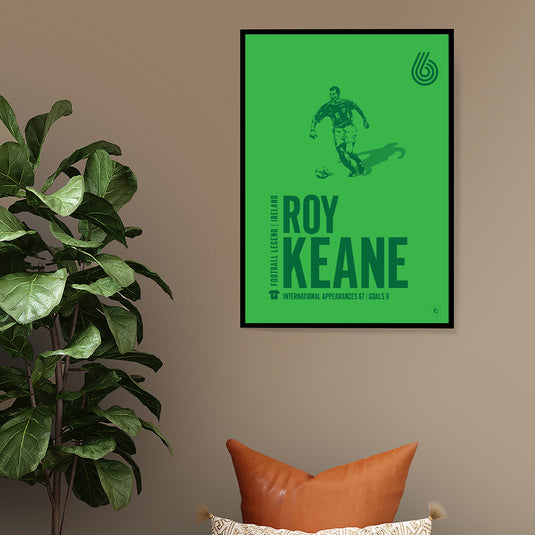 Roy Keane Ireland Legend Print