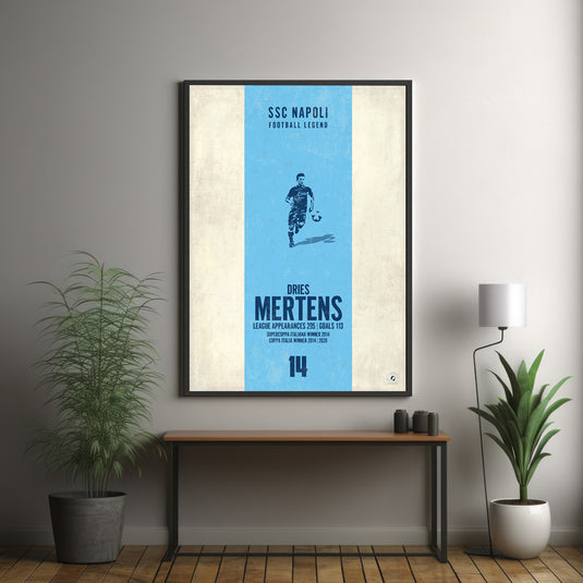 Affiche Dries Mertens (bande verticale)