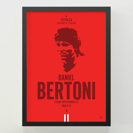 Daniel Bertoni Head Poster - Sevilla