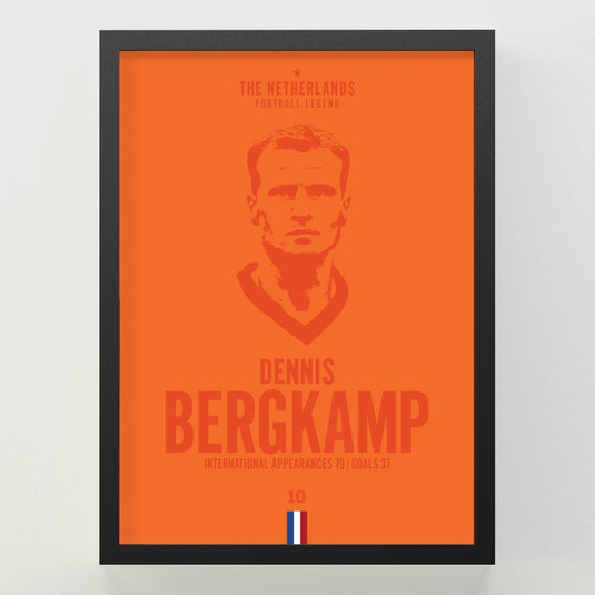 Dennis Bergkamp Head Poster