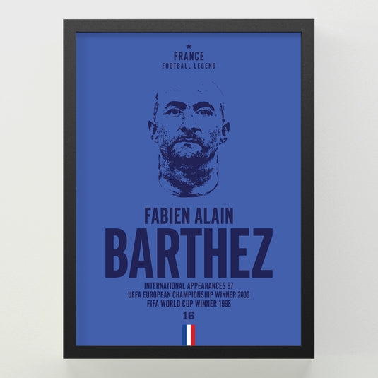 Fabien Alain Barthez Head Poster