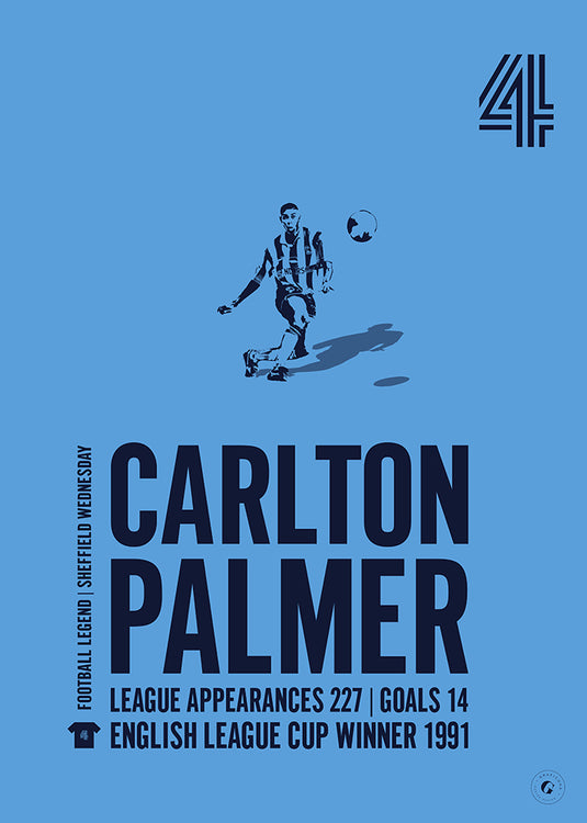 Carlton Palmer Sheffield Wednesday Legend Print