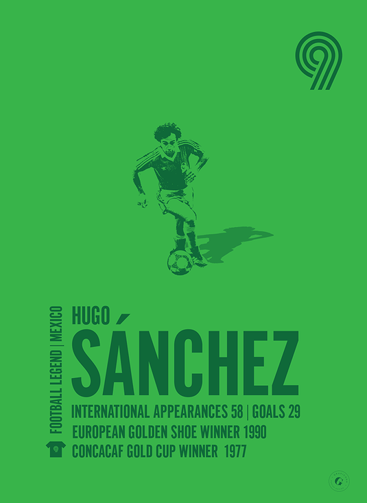 Hugo Sanchez Mexico Legend Print