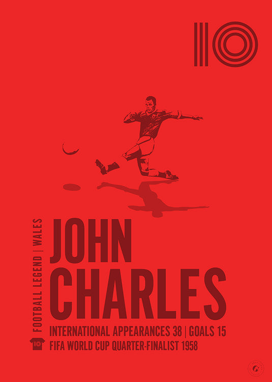John Charles Wales Legend Print