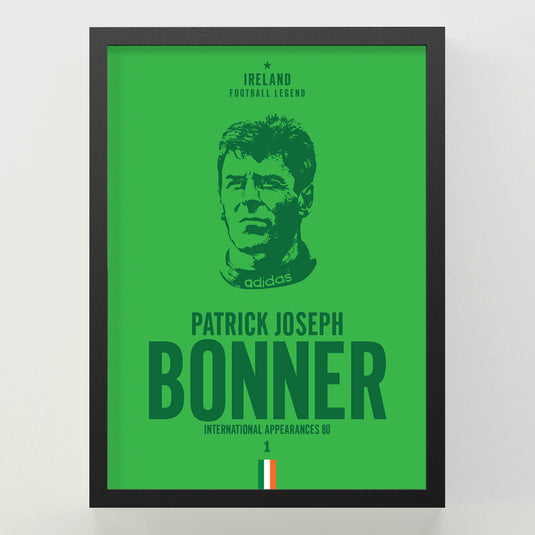 Packie Bonner Head Poster