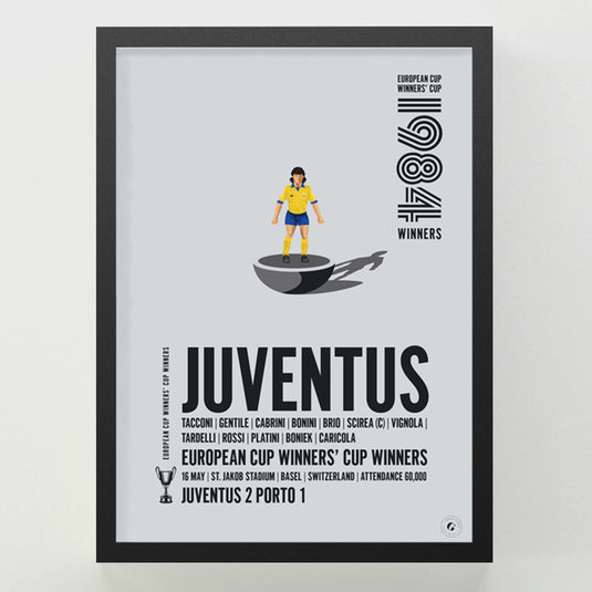Juventus UEFA Cup Winners' Cup Winners 1984 Print