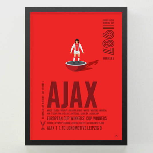 Ajax UEFA Cup Winners' Cup Winners 1987 Print