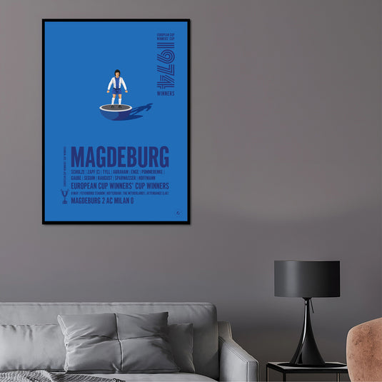 Magdeburg UEFA Cup Winners' Cup Winners 1974 Print