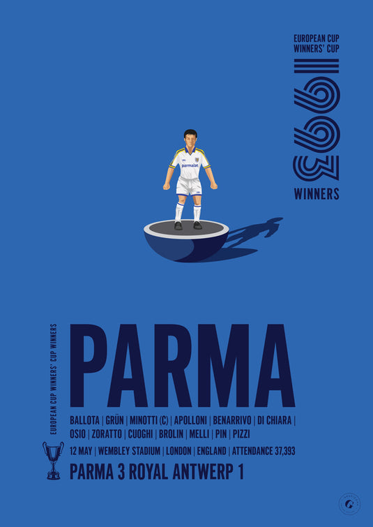 Parma UEFA Cup Winners' Cup Winners 1993 Print