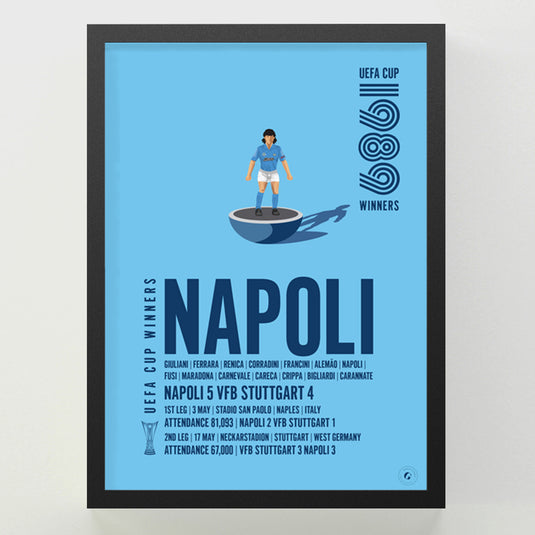 SSC Napoli UEFA Cup Winners 1989 Print