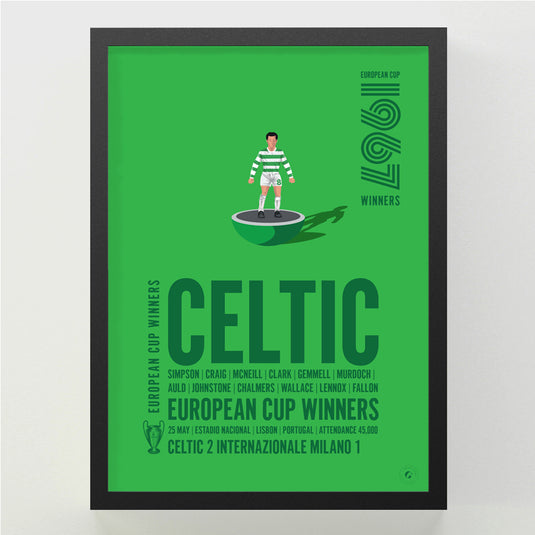 Celtic European Cup Winners 1967 Print