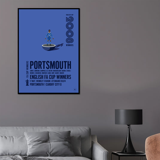 Ganadores de la Copa FA de Portsmouth 2008 Póster